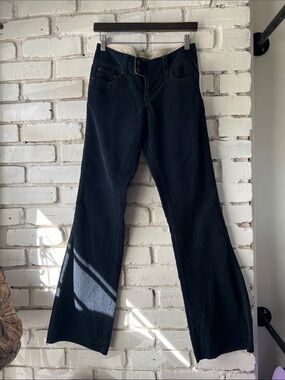 Dark navy Women's Flared Jeans corduroy bell bottom TALL